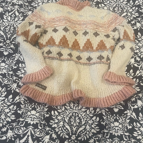 Matilda Jane Just Imagine Stephanie Open Front Knit Sweater Cardigan Size 4 - Picture 5 of 6